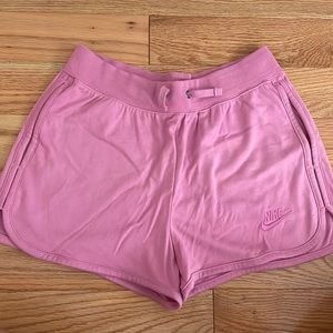 Pink Nike shorts